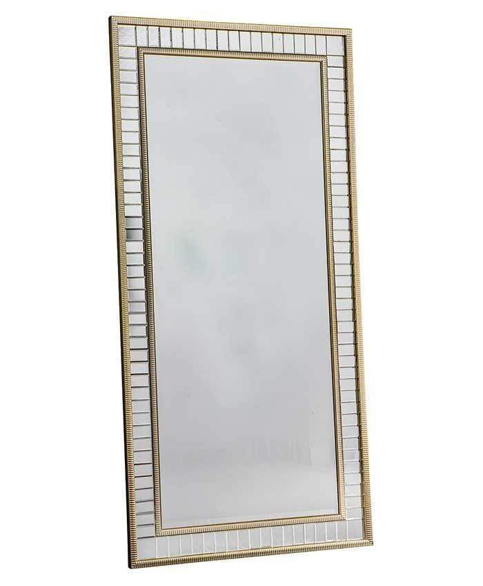  GalleryDS-Gallery Interiors Carlota Leaner Mirror-Gold 373 