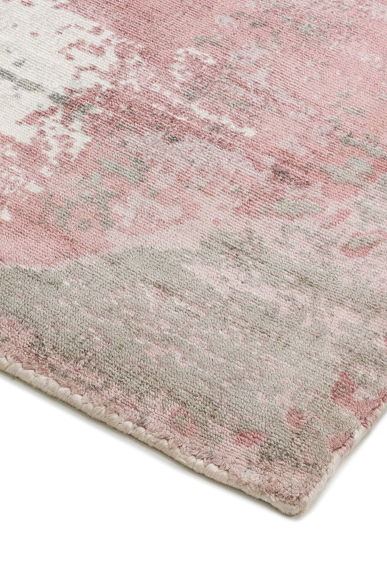  Asiatic Carpets-Asiatic Carpets Gatsby Hand Woven Rug Blush - 120 x 170cm-Pink 573 
