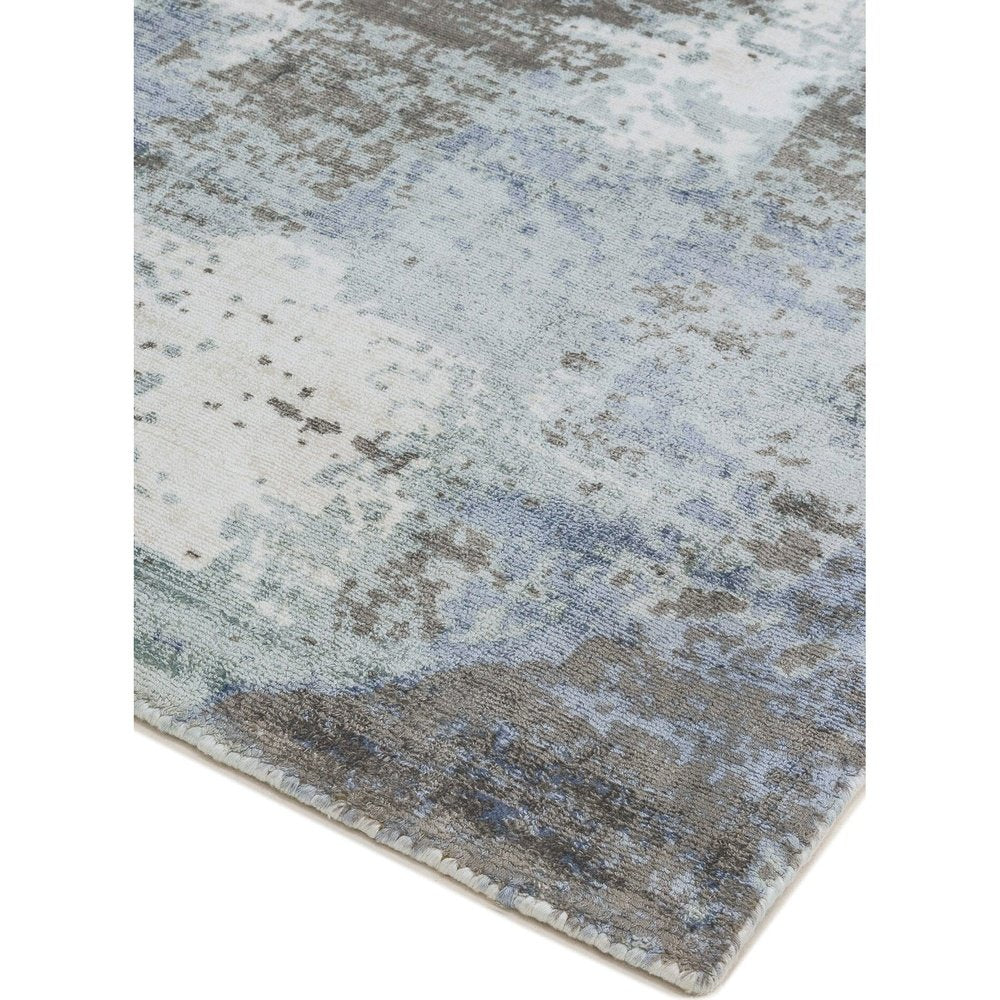  Asiatic Carpets-Asiatic Carpets Gatsby Hand Woven Rug Navy - 160 x 230cm-Blue 205 