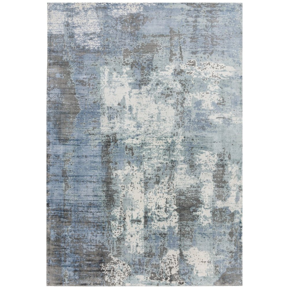 Asiatic Carpets-Asiatic Carpets Gatsby Hand Woven Rug Navy - 160 x 230cm-Blue 669 