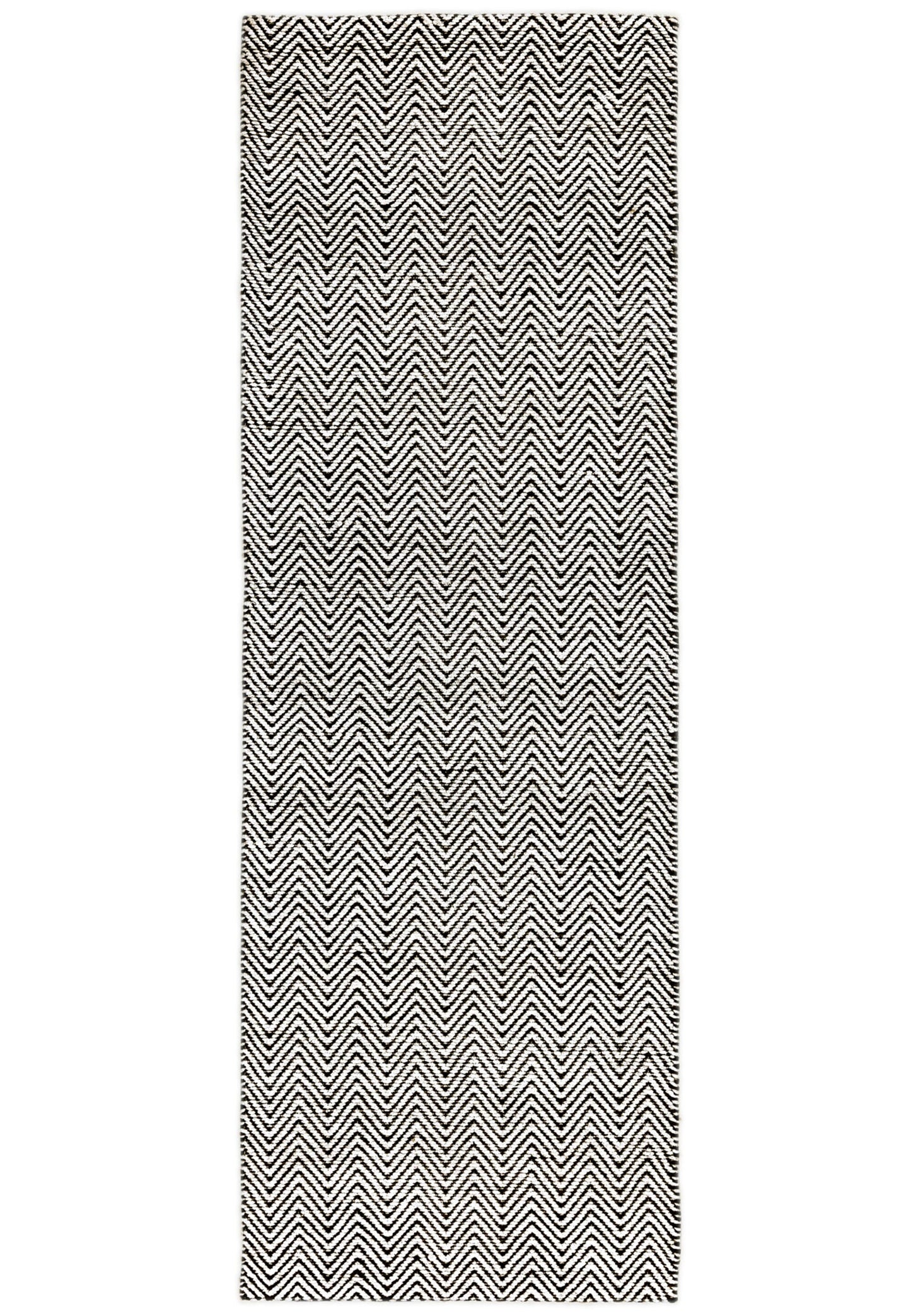 Asiatic Carpets Ives Hand Woven Rug Black White - 160 x 230cm
