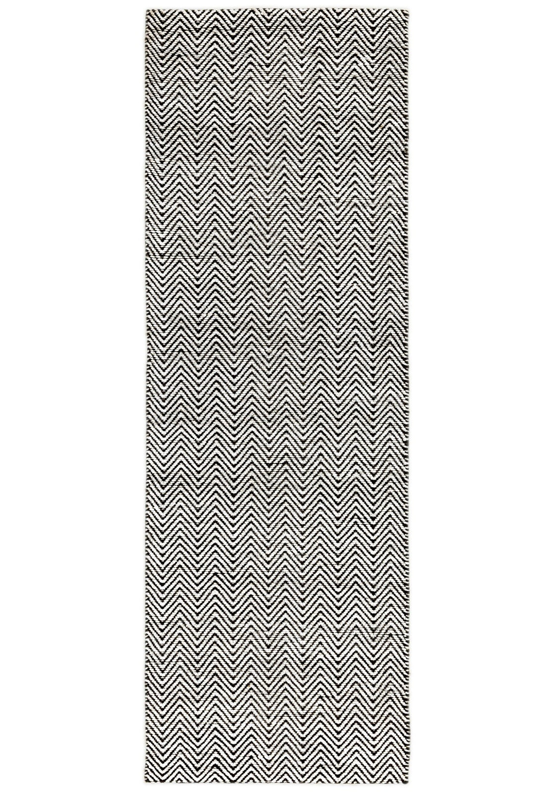 Asiatic Carpets Ives Hand Woven Rug Black White - 120 x 170cm