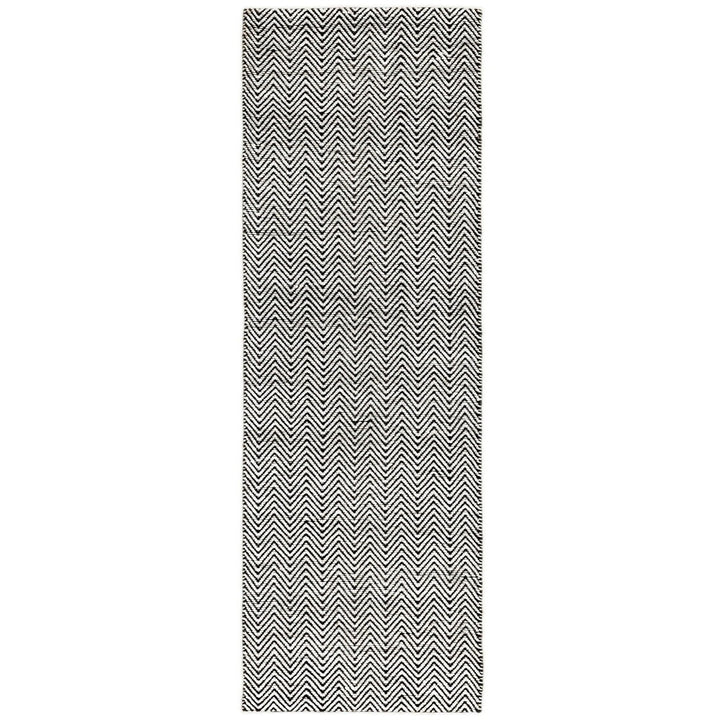 Ives Hand Woven Rug - Black & White Asiatic Carpets 6