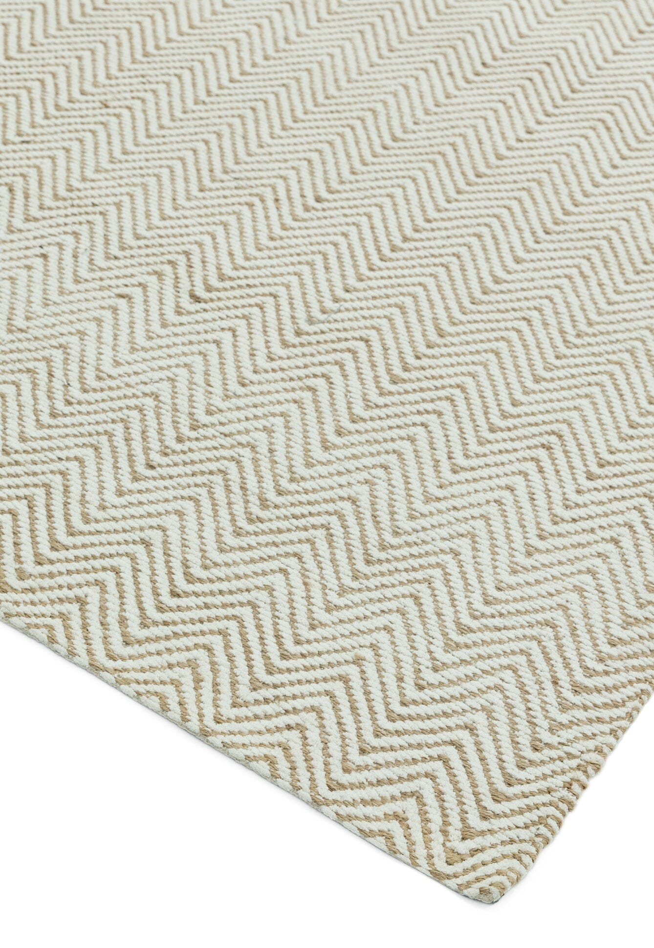  Asiatic Carpets-Asiatic Carpets Ives Hand Woven Rug Natural - 160 x 230cm-Black, White 789 