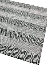 Asiatic Carpets Ives Hand Woven Rug Grey - 100 x 150cm