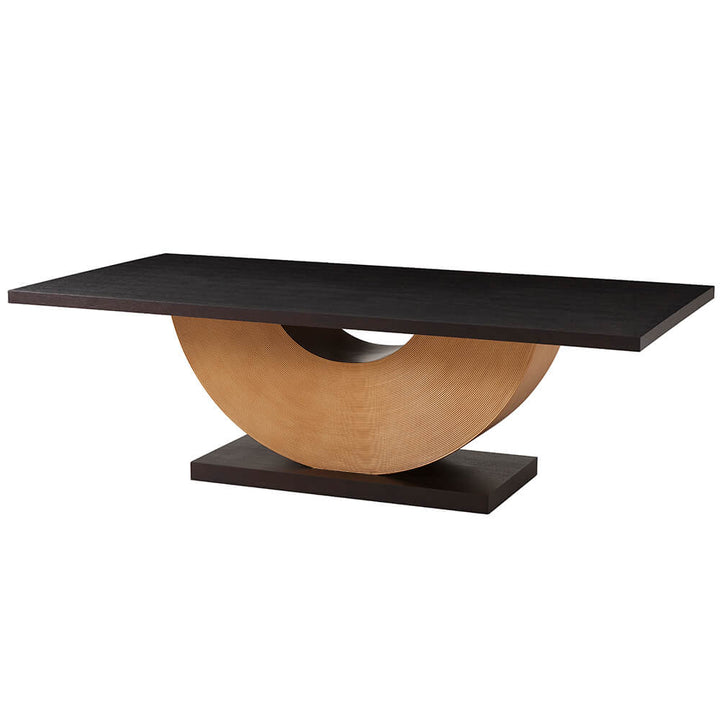 Reed Rectangular Dining Table Theodore Alexander 4