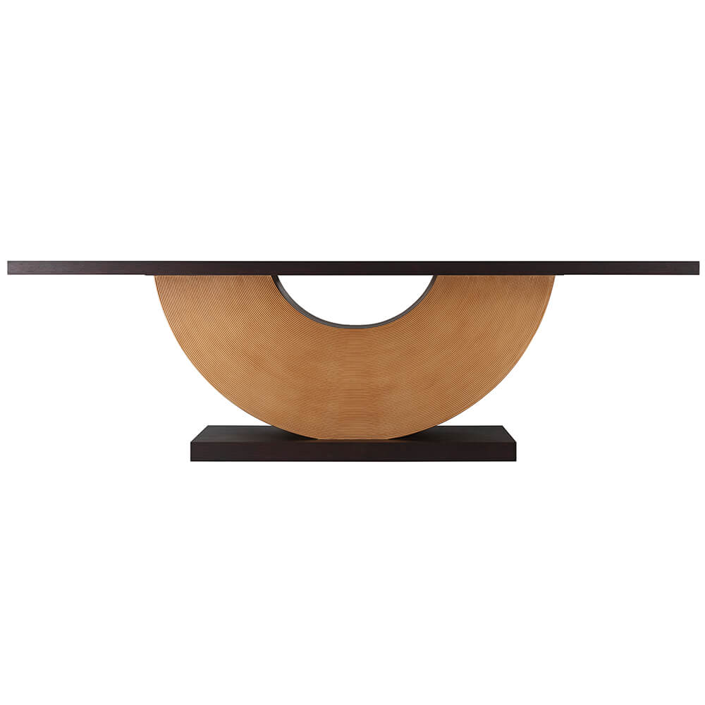 Reed Rectangular Dining Table Theodore Alexander 1