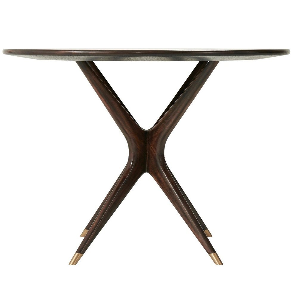  Theodore Alexander-Theodore Alexander Dining Table Perfection-Brown 861 