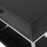 Liang & Eimil Levi Bedside Table in Stainless Steel