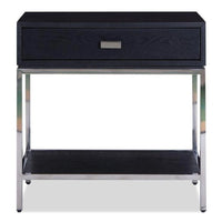 Liang & Eimil Levi Bedside Table in Stainless Steel