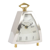 Libra Interiors Isosceles Curved Front Mantel Clock