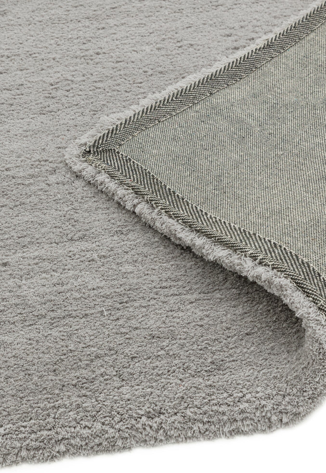  Asiatic Carpets-Asiatic Carpets Lulu Soft Touch Table Tufted Rug Silver - 200 x 290cm-Grey, Silver 853 