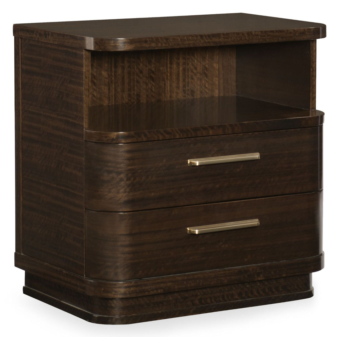 Modern Streamline Bedside Table Caracole 3