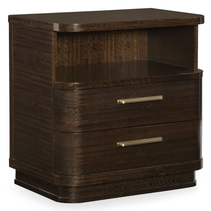 Modern Streamline Bedside Table Caracole 3