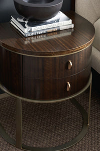 Caracole Modern Streamline Moderne Bedside Table