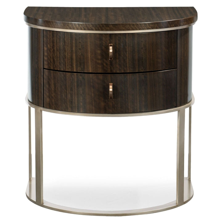Modern Streamline Moderne Bedside Table Caracole 1