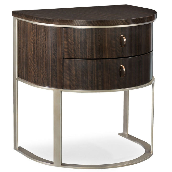 Modern Streamline Moderne Bedside Table Caracole 5