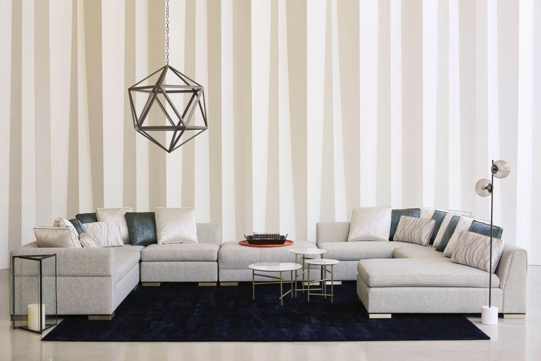 Modern Edge Concentric Round Coffee Table Caracole 4