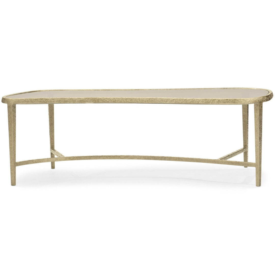 Modern Edge Contour Coffee Table Caracole 1