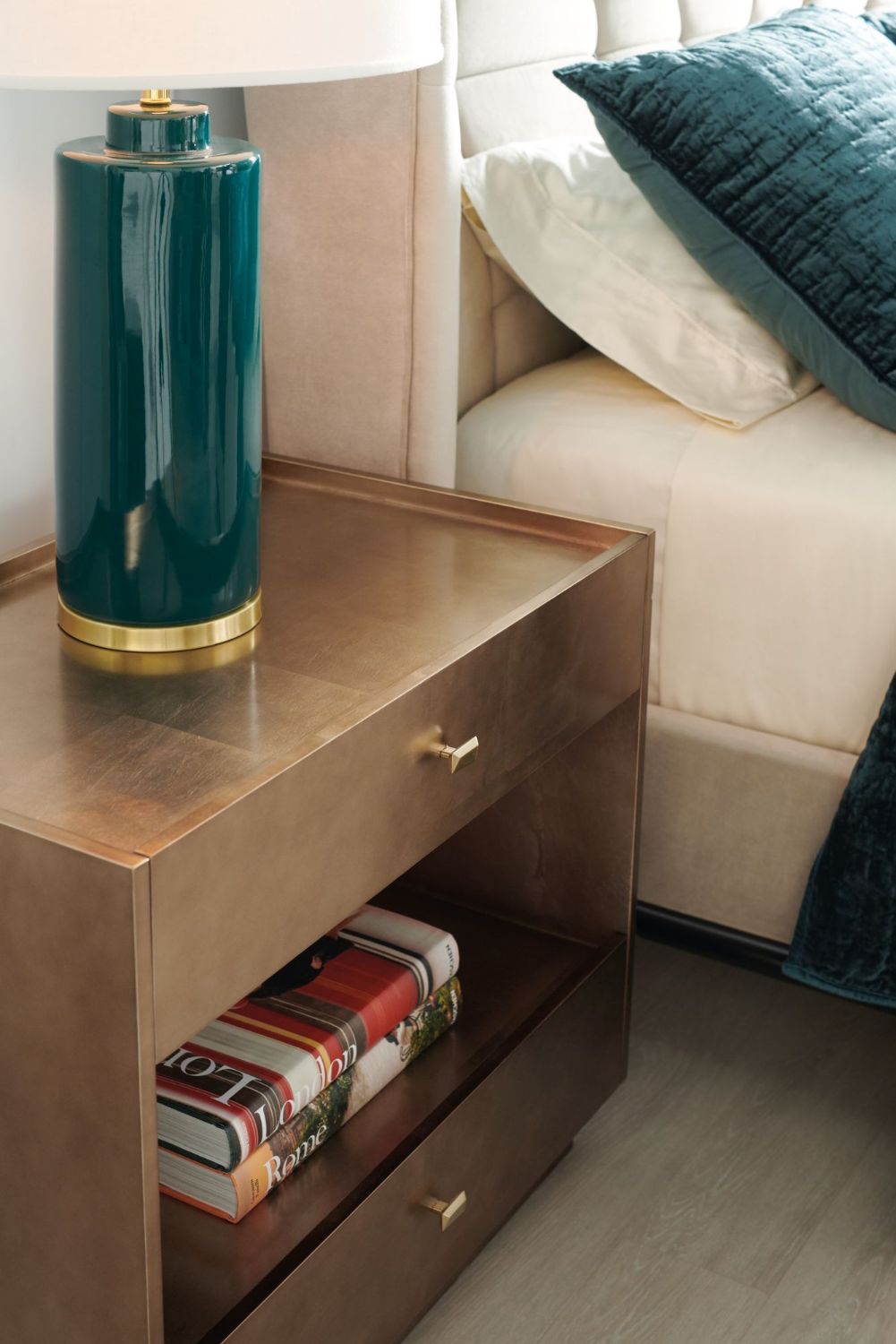 Caracole Modern Edge Perimeter Bedside Table