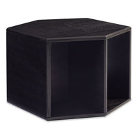 Caracole Modern Remix Hexagon End/Coffee Table In Black