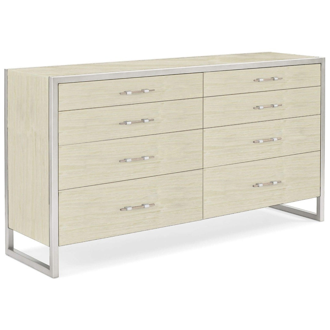 Modern Remix Double Dresser - Pearl Caracole 1