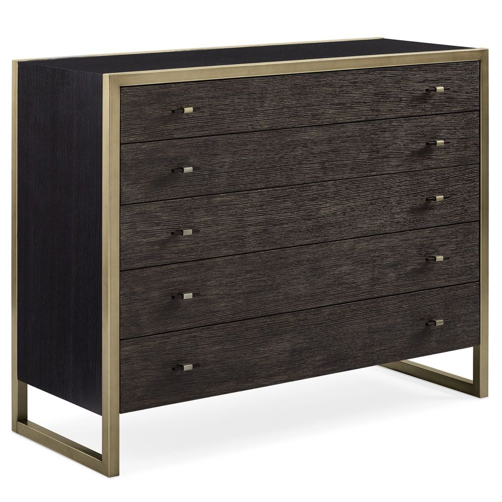  Caracole-Caracole Modern Remix Single Dresser Bedroom Chest-Brown 965 