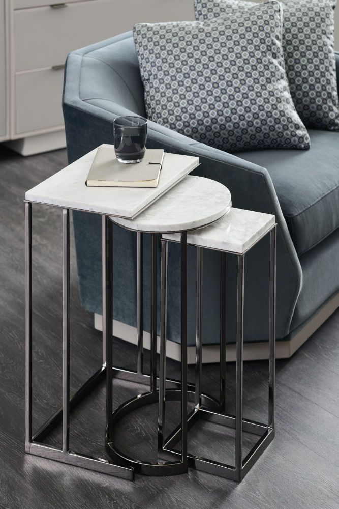 Caracole Modern Expressions Exposition Nesting End Tables