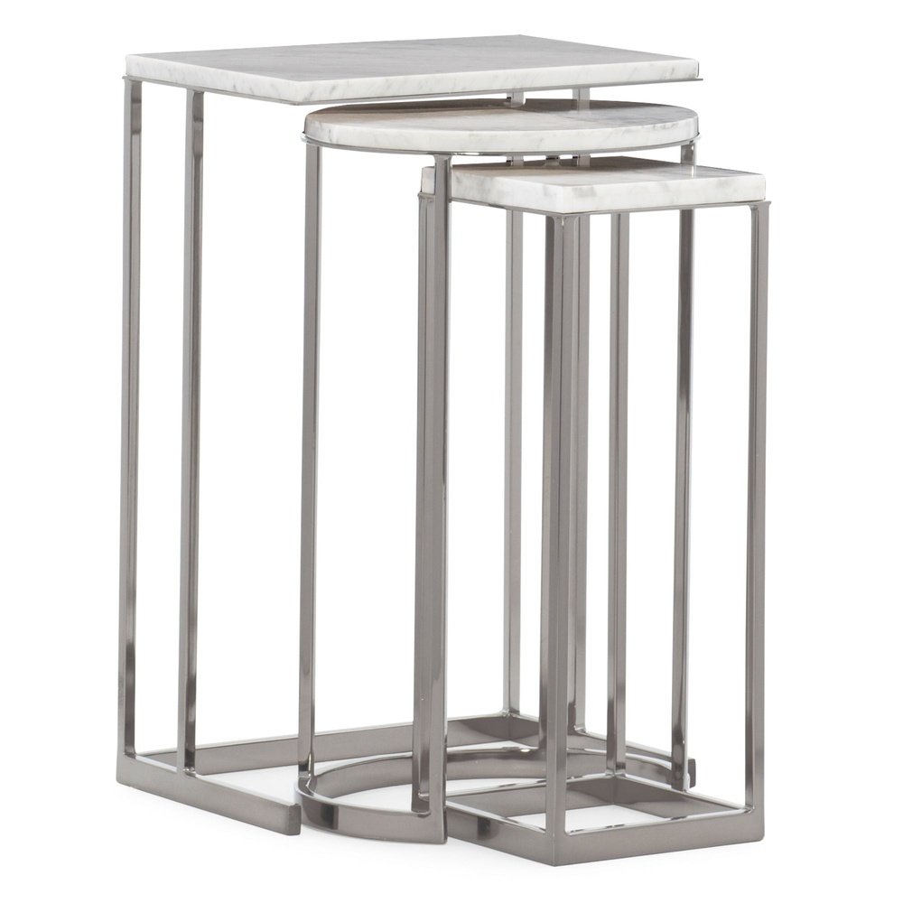 Caracole Modern Expressions Exposition Nesting End Tables