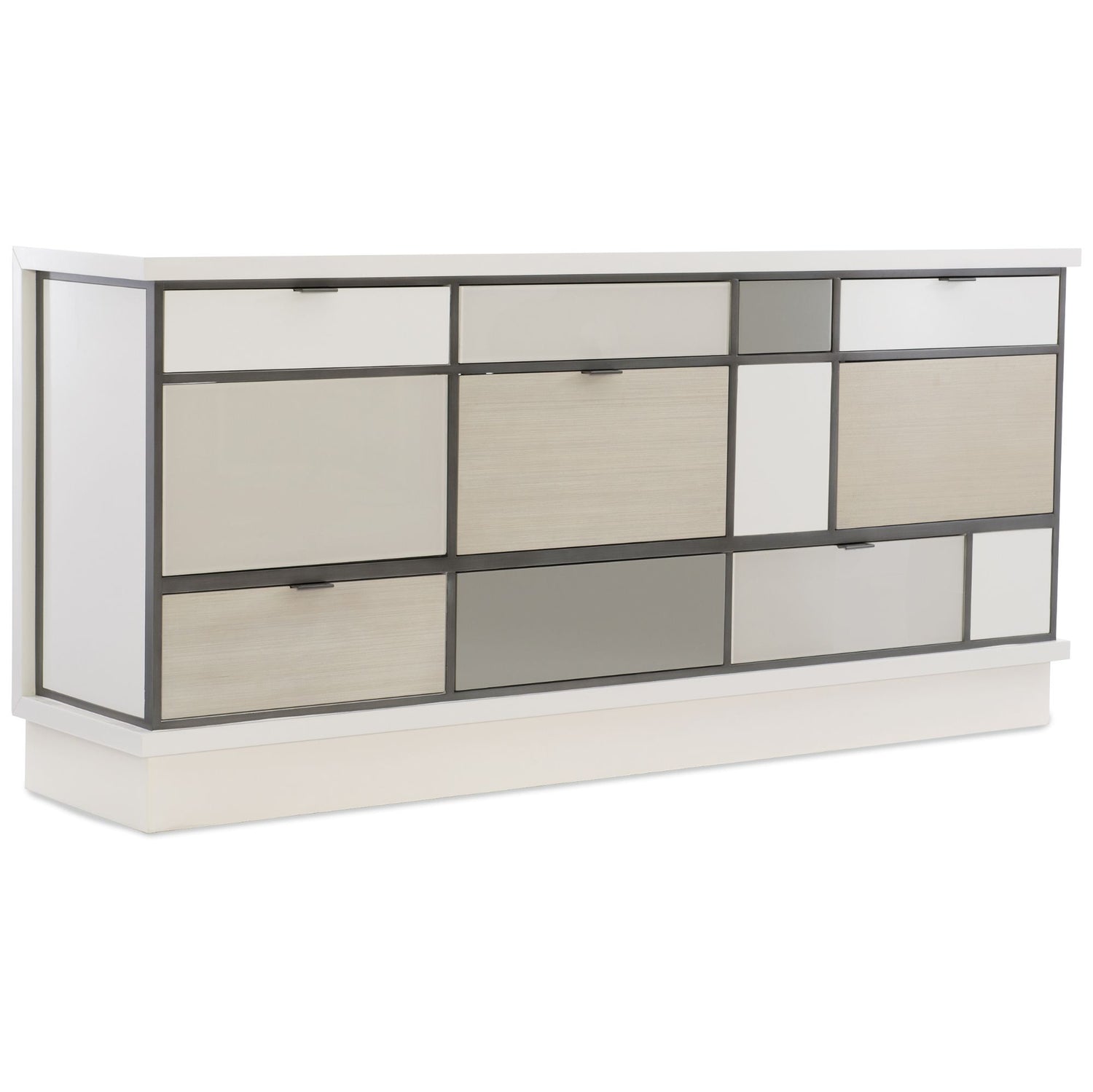  Caracole-Caracole Modern Expressions Repetition Buffet Sideboard-Natural 373 