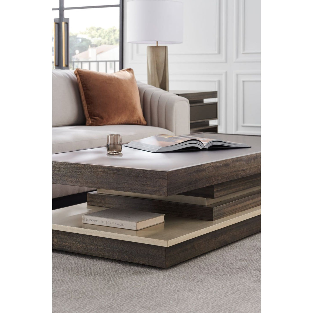 La Moda Rectangular Coffee Table Caracole 2