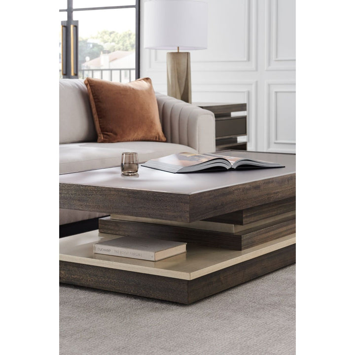 La Moda Rectangular Coffee Table Caracole 2