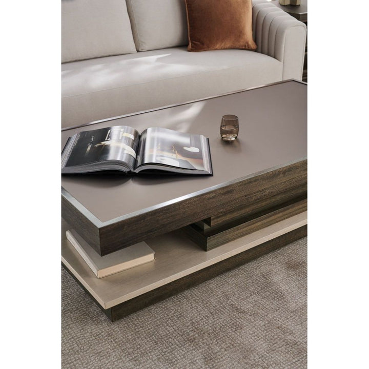 La Moda Rectangular Coffee Table Caracole 3