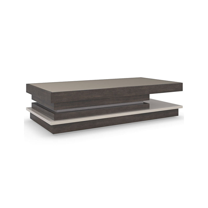 La Moda Rectangular Coffee Table Caracole 5