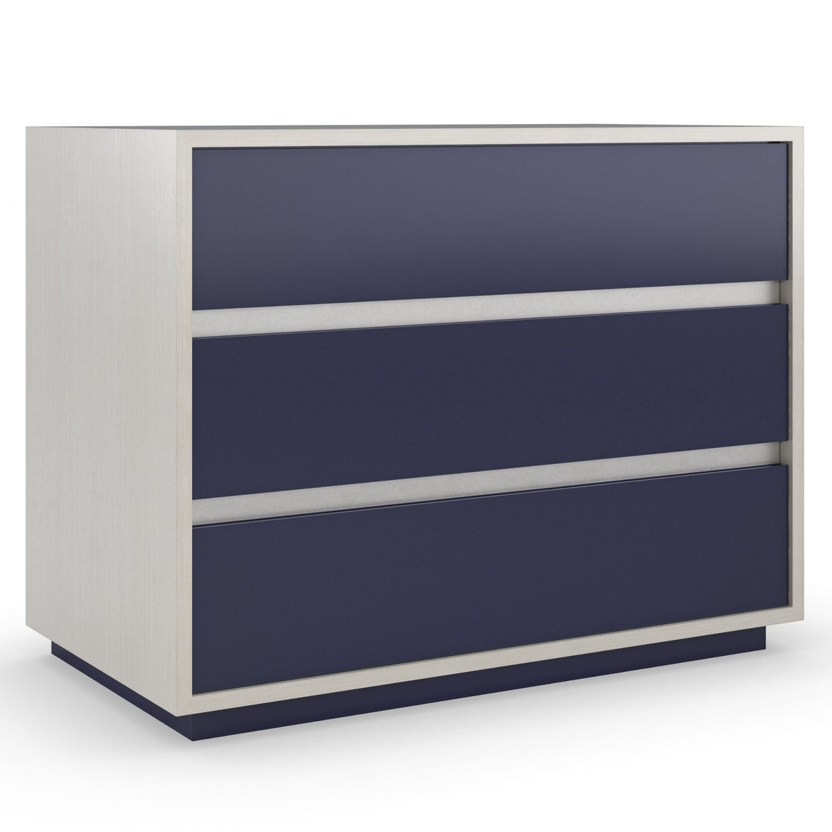 Caracole La Moda Da Vita Prussian Blue Large Bedside Table