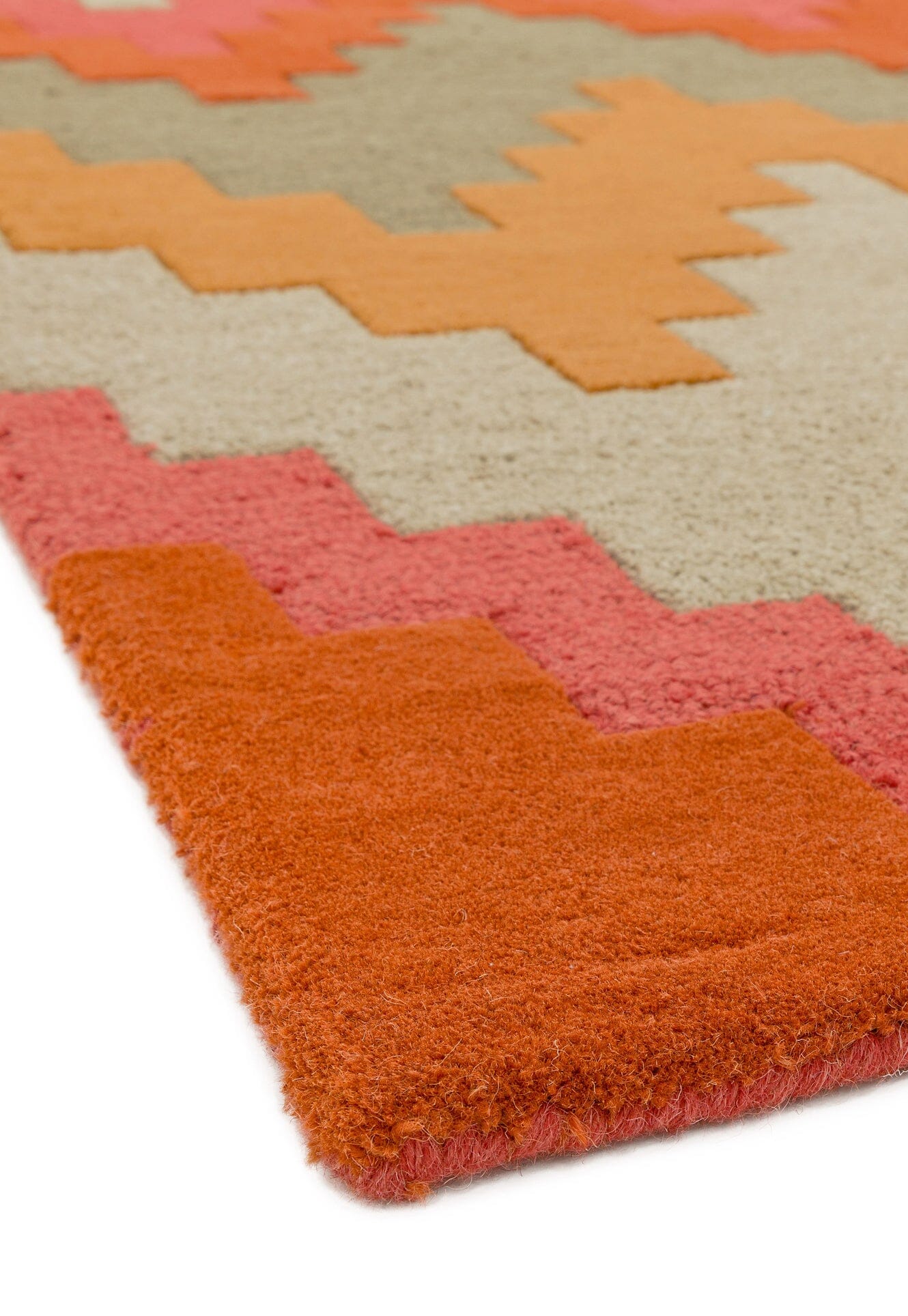  Asiatic Carpets-Asiatic Carpets Matrix Hand Tufted Rug Cuzzo Sienna - 200 x 300cm-Multicoloured 805 