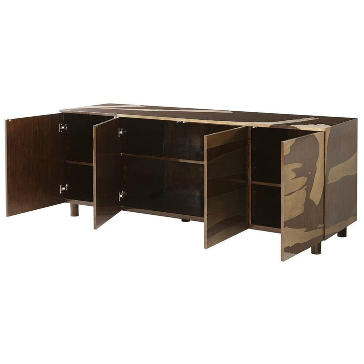 Washi Cabinet - High Gloss Pinyon Theodore Alexander 3