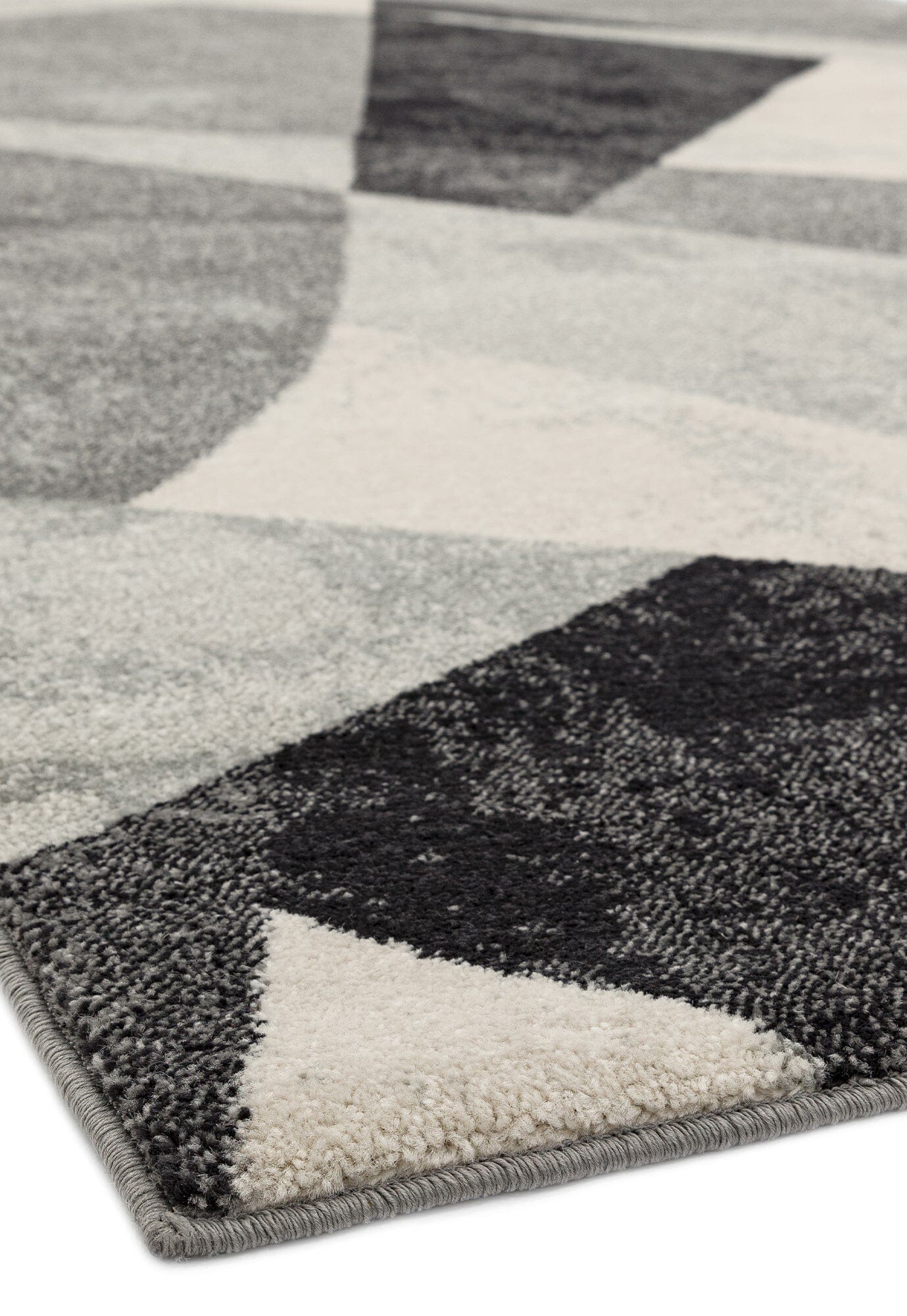  Asiatic Carpets-Asiatic Carpets Nova Machine Woven Rug Patio Grey - 120 x 170cm-Grey, Silver 549 