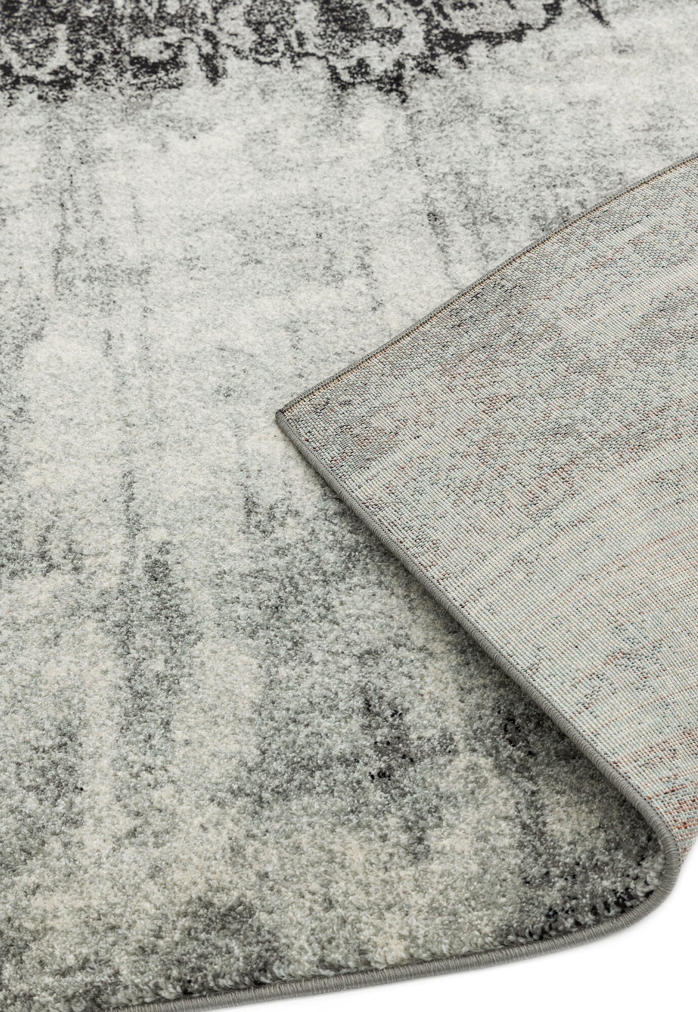 Asiatic Carpets Nova Machine Woven Rug Distress Grey - 160 x 230cm