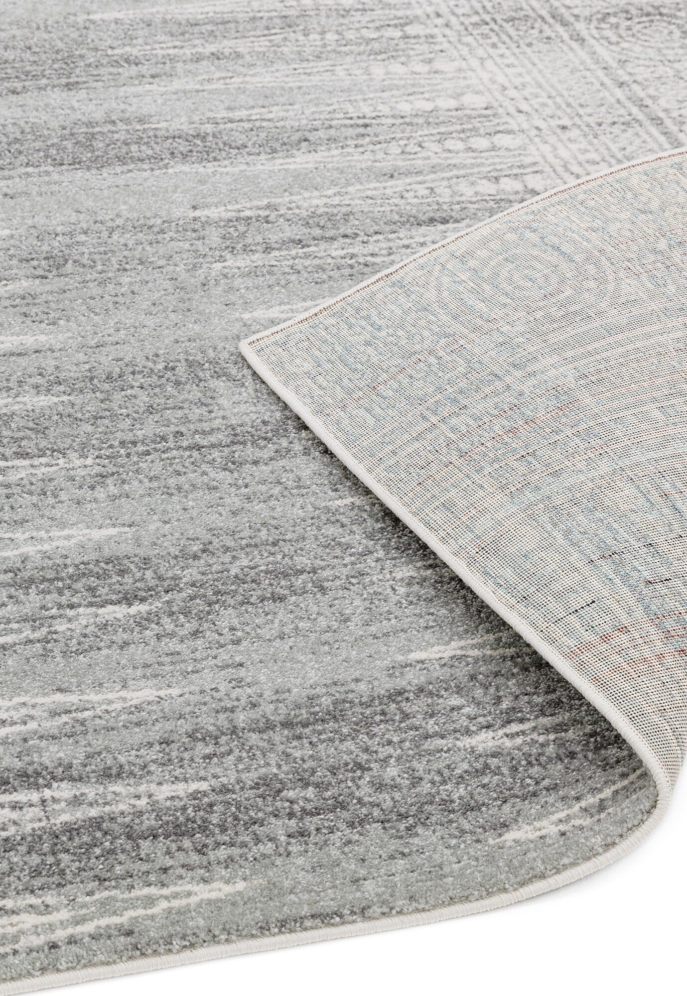 Asiatic Carpets-Asiatic Carpets Nova Machine Woven Rug Weave Grey - 200 x 290cm-Grey, Silver 869 