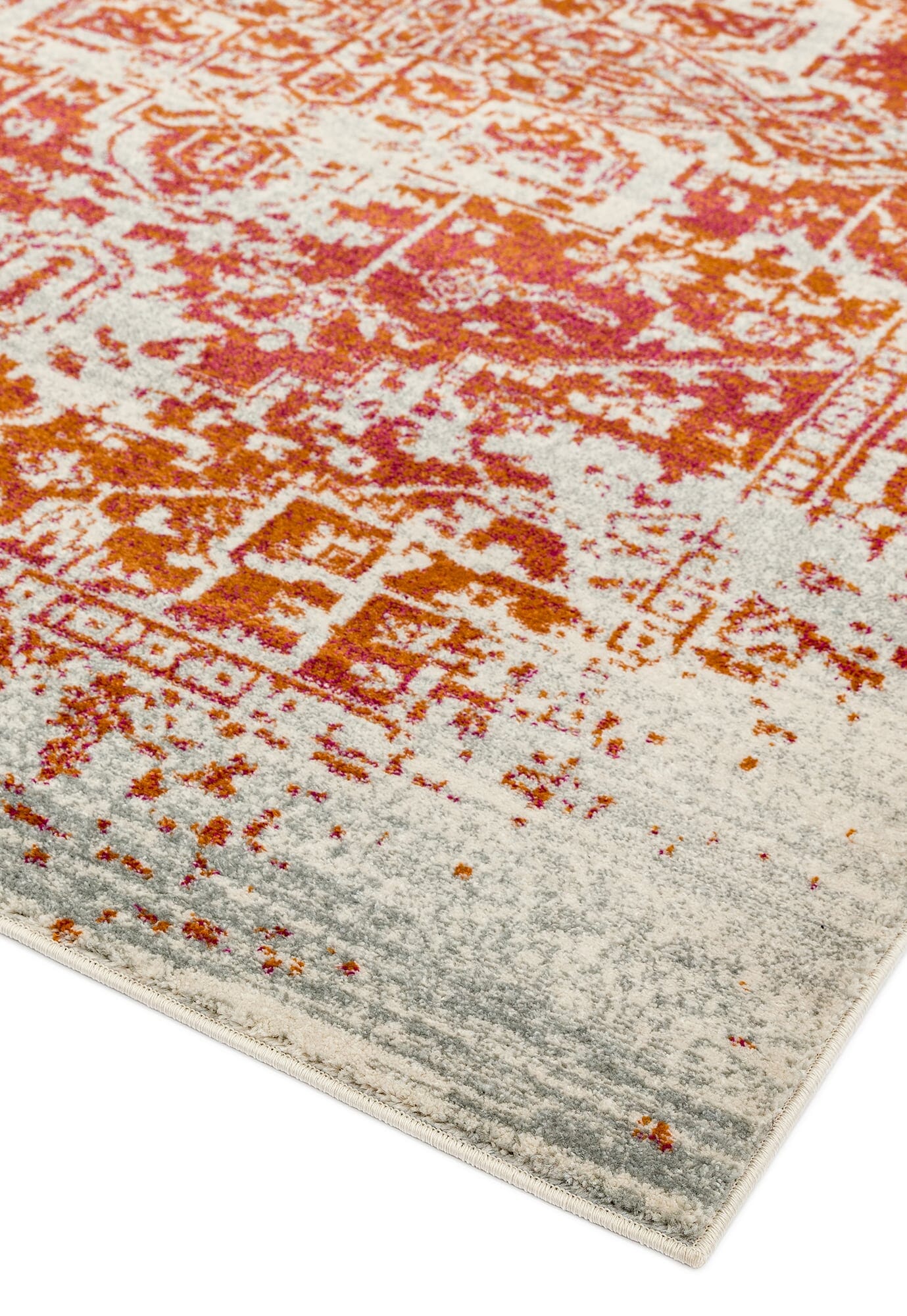  Asiatic Carpets-Asiatic Carpets Nova Machine Woven Rug Antique Orange - 160 x 230cm-Orange 589 