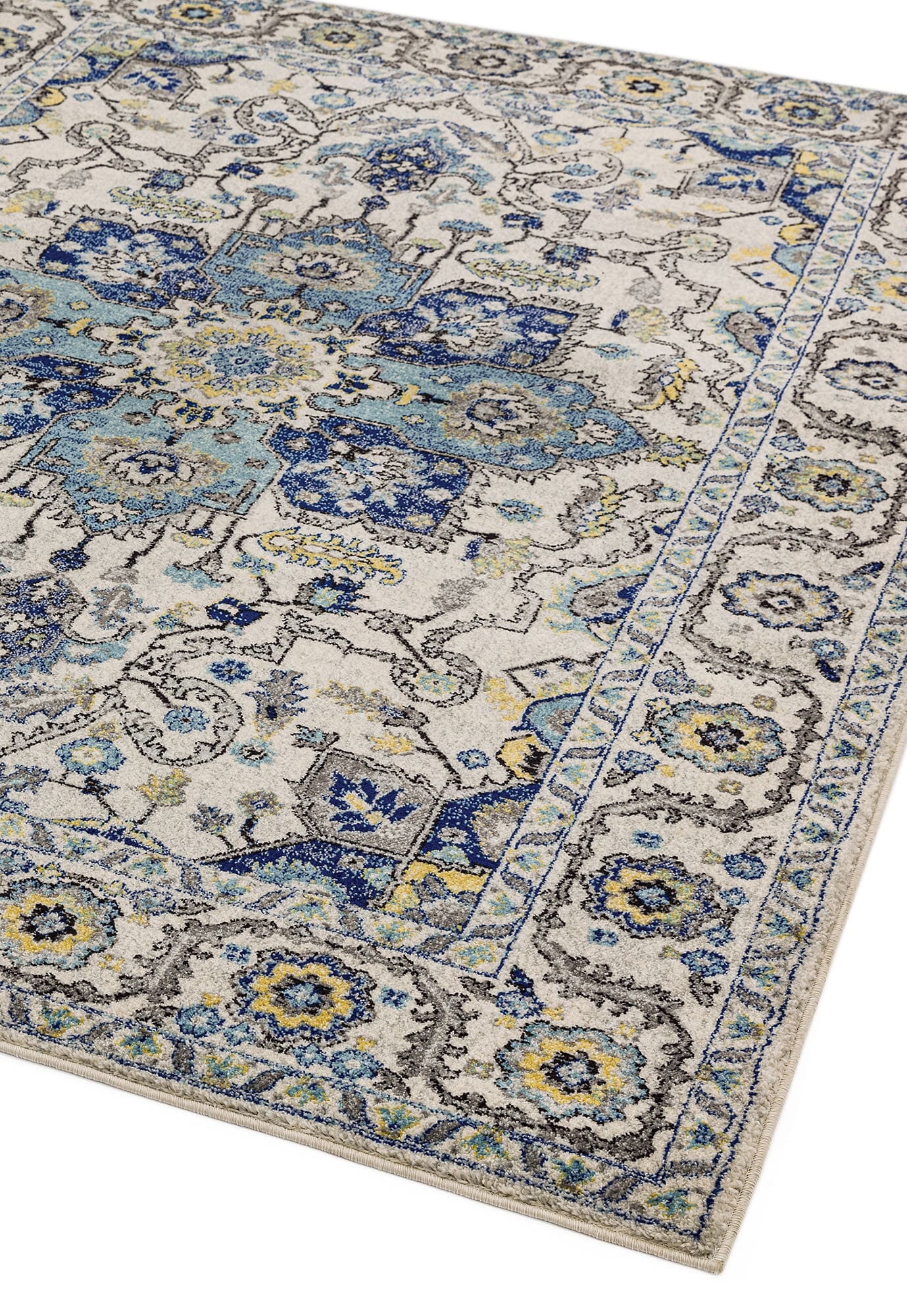 Asiatic Carpets Nova Machine Woven Rug Persian Blue - 200 x 290cm