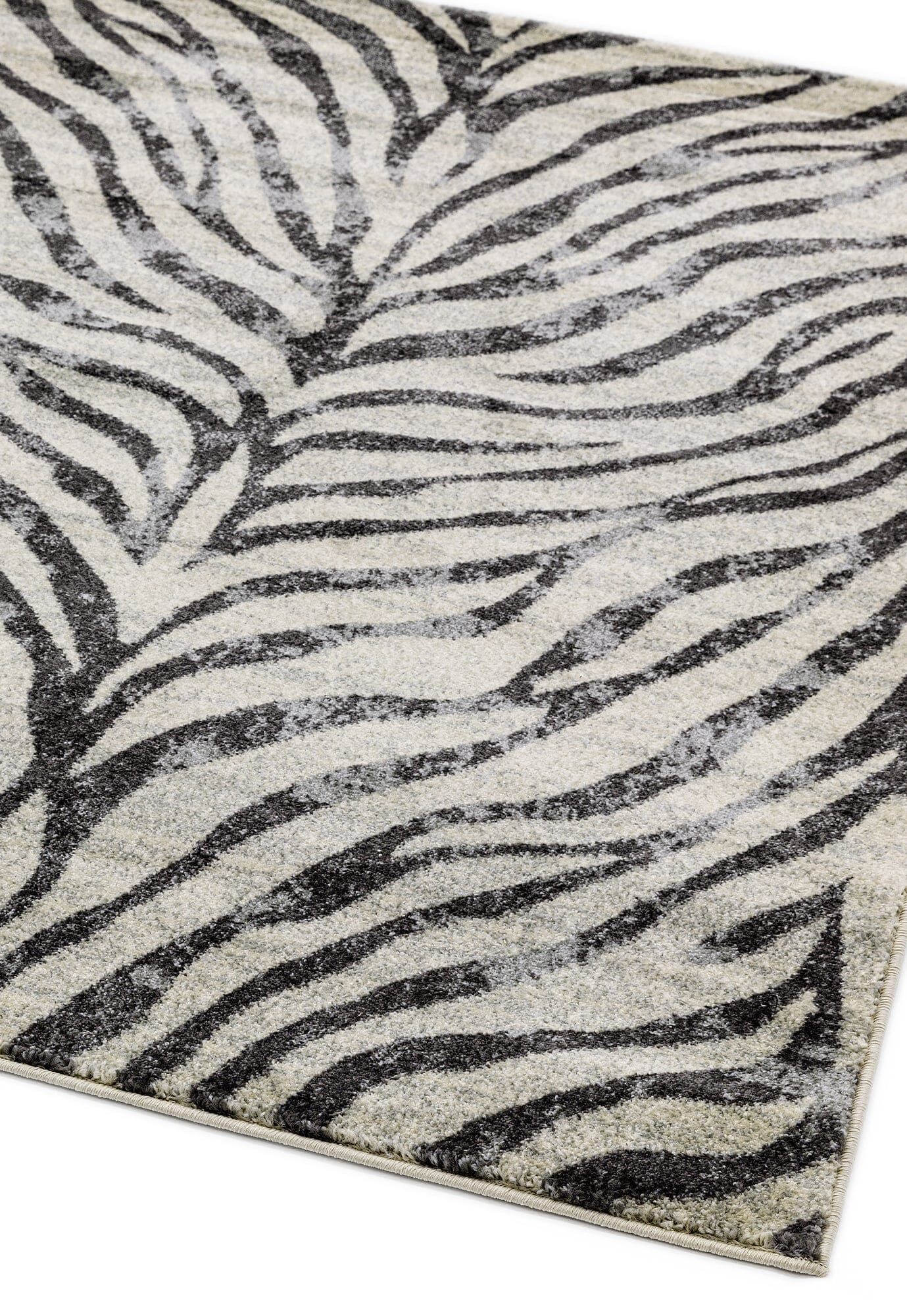 Asiatic Carpets Nova Machine Woven Rug Zebra Grey - 200 x 290cm