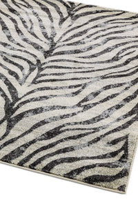 Asiatic Carpets Nova Machine Woven Rug Zebra Grey - 160 x 230cm