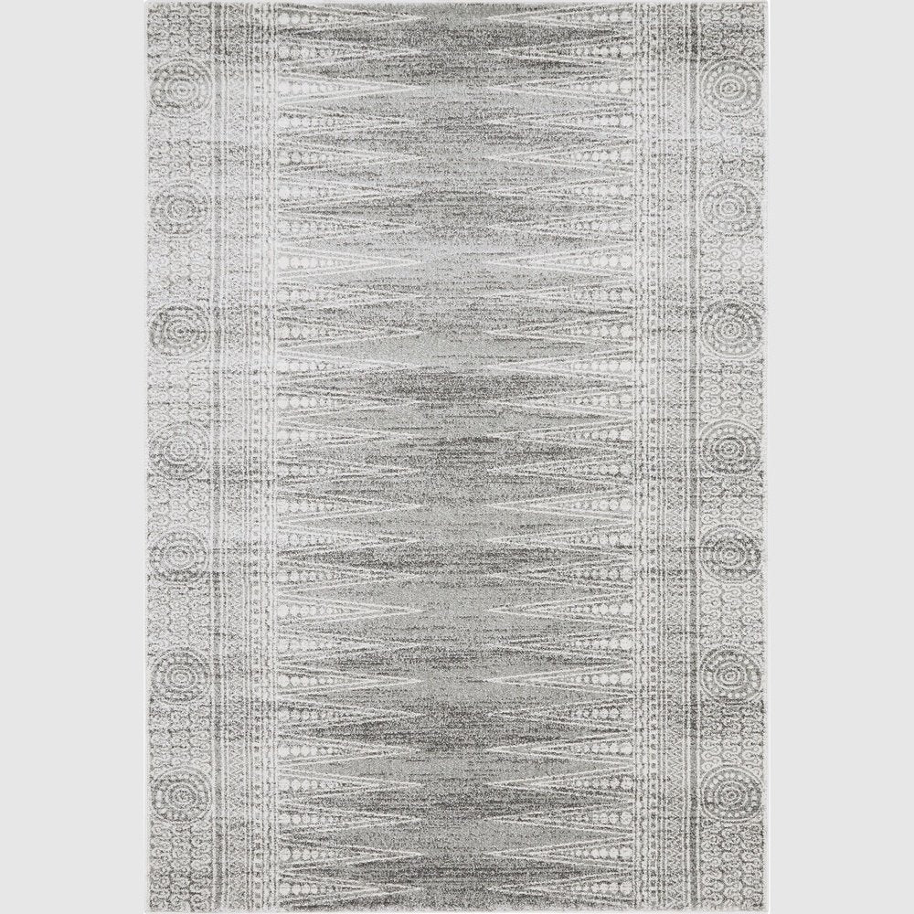  Asiatic Carpets-Asiatic Carpets Nova Machine Woven Rug Weave Grey - 200 x 290cm-Grey, Silver 797 