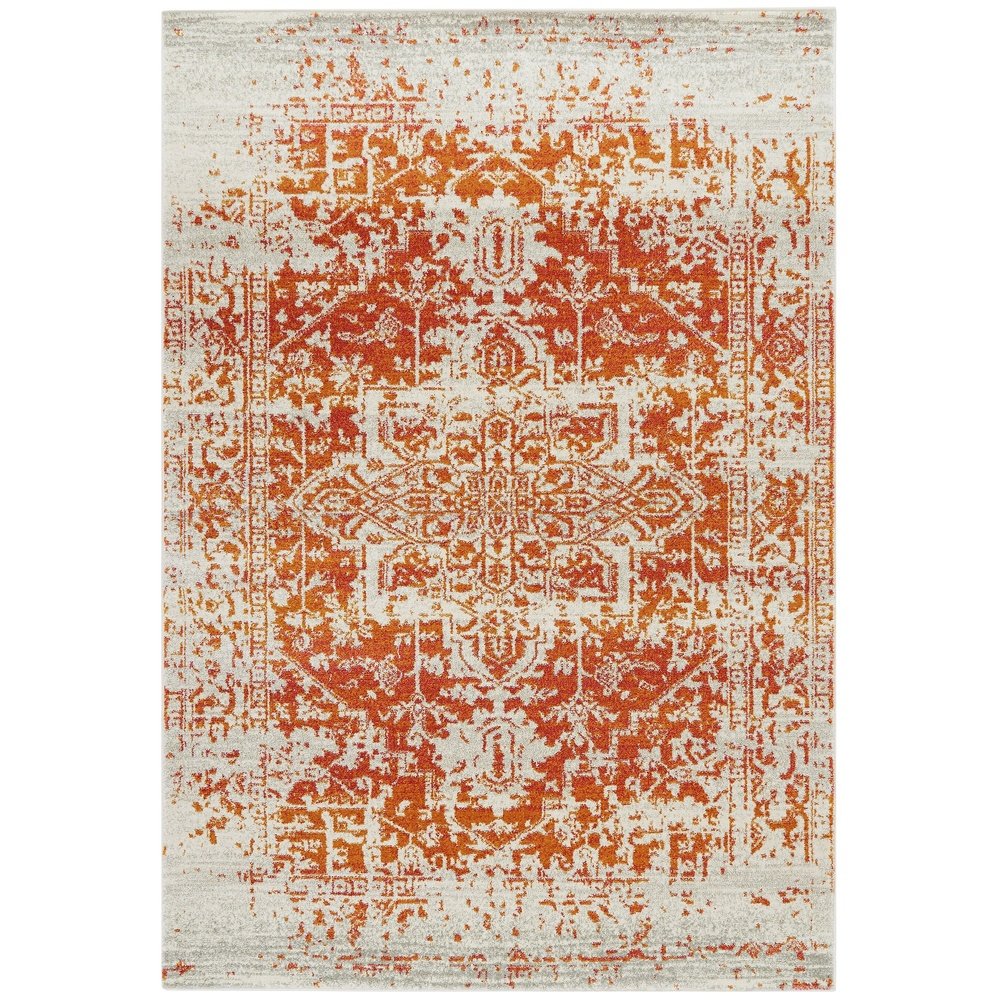  Asiatic Carpets-Asiatic Carpets Nova Machine Woven Rug Antique Orange - 160 x 230cm-Orange 053 