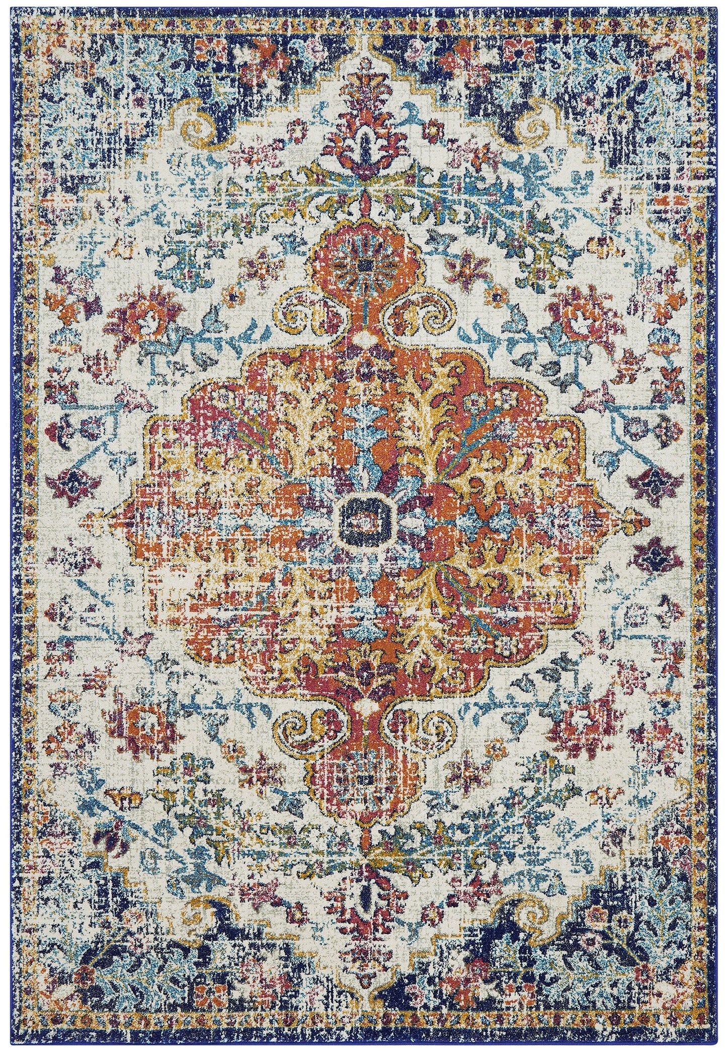 Asiatic Carpets Nova Machine Woven Rug Medallion Multi - 160 x 230cm