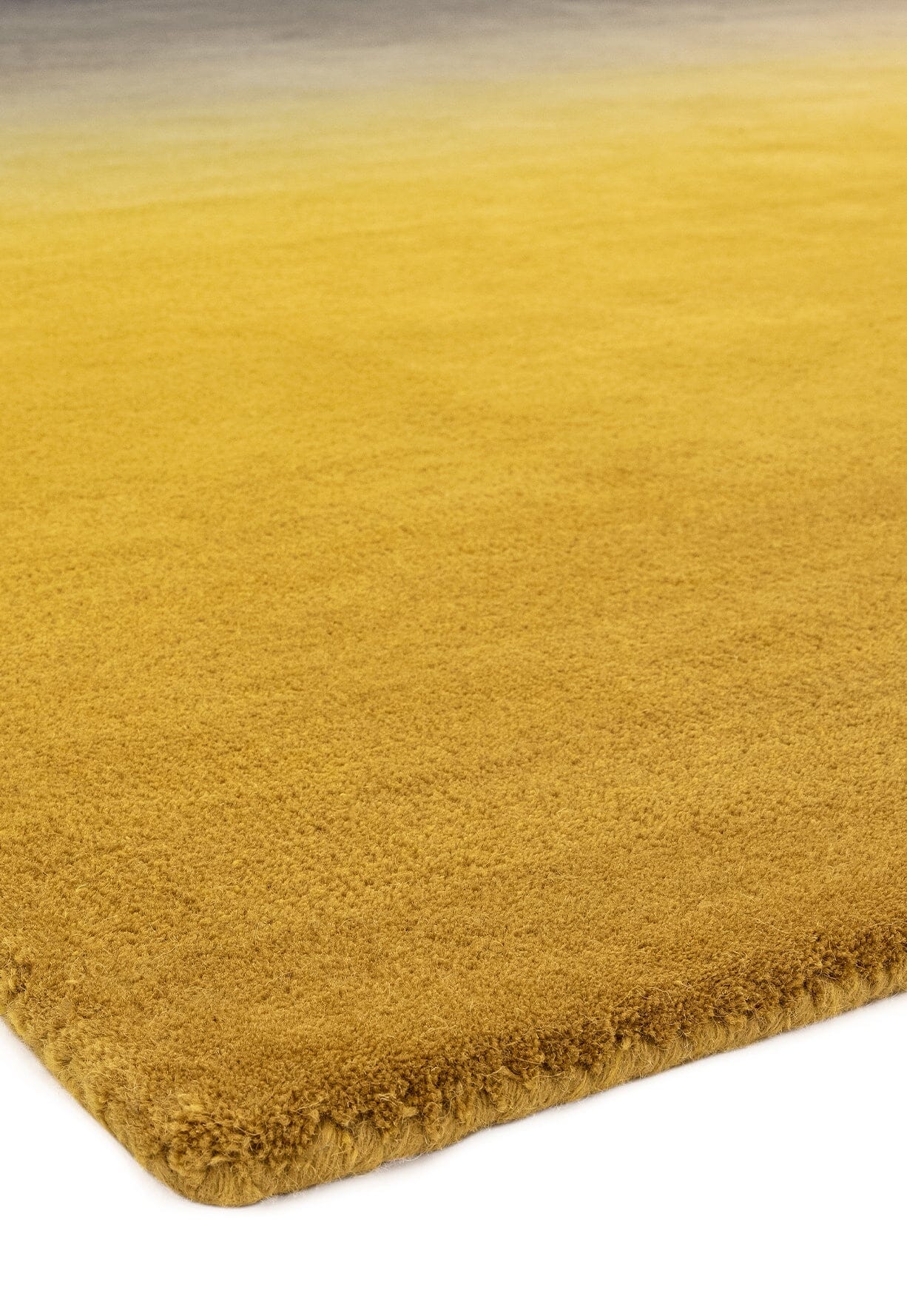 Asiatic Carpets-Asiatic Carpets Ombre Hand Tufted Rug Mustard - 120 x 170cm-Yellow, Gold 949 