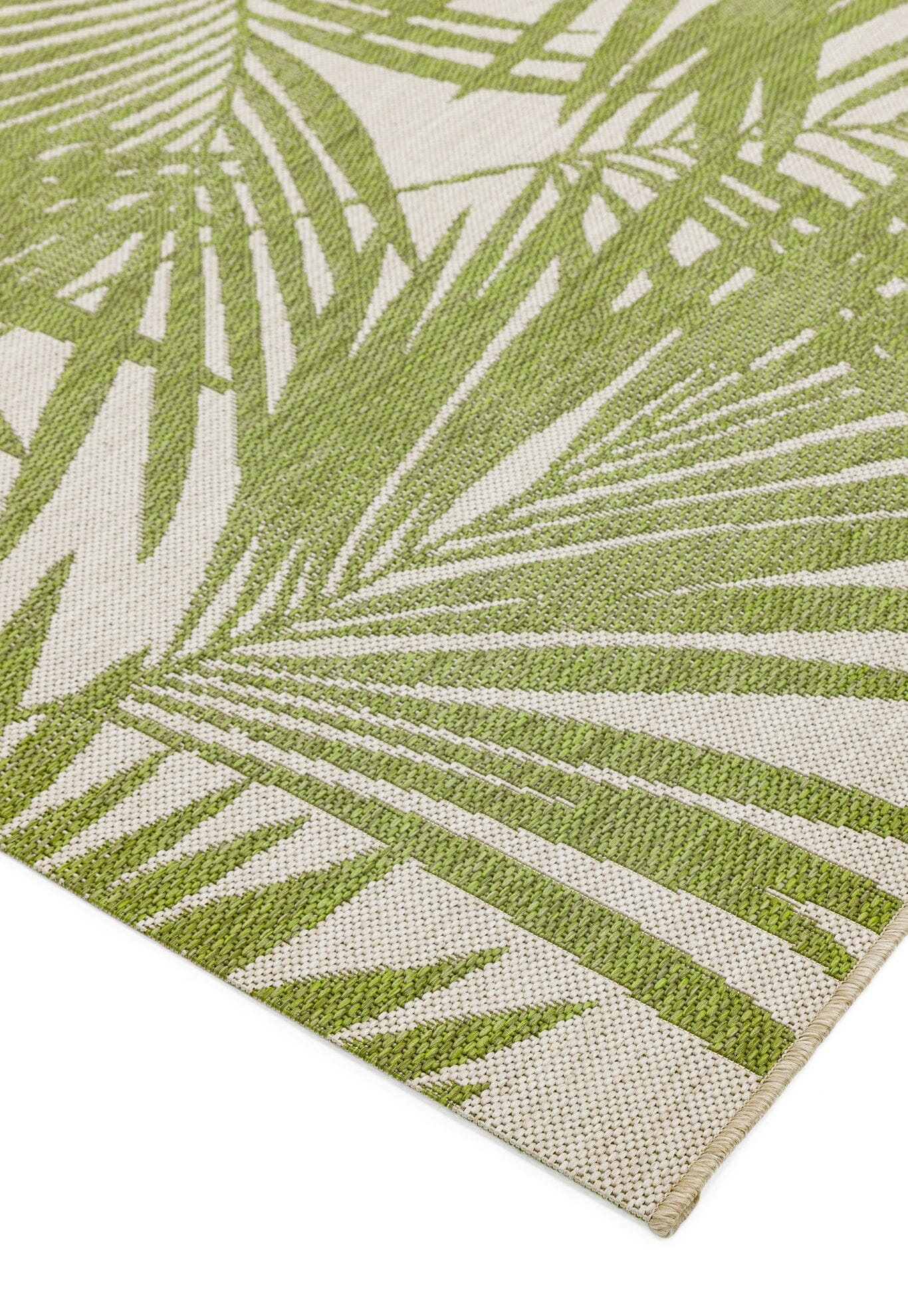 Asiatic Carpets Patio Machine Woven Rug Green Palm - 120 x 170cm