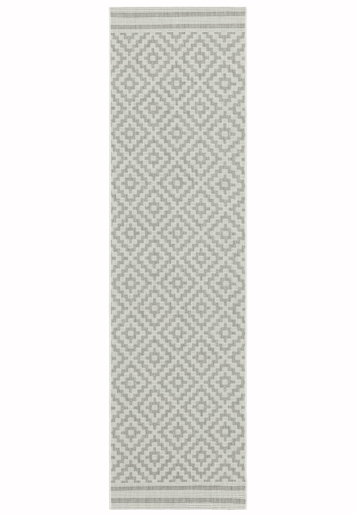  Asiatic Carpets-Asiatic Carpets Patio Machine Woven Rug Diamond Grey - 160 x 230cm-Grey, Silver 533 